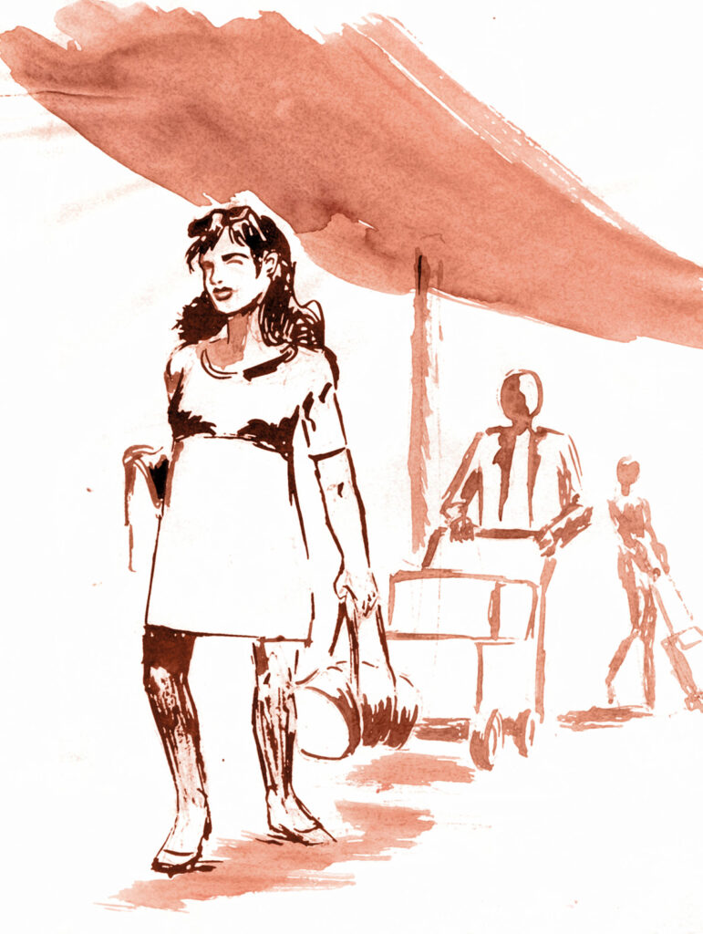 Dessin : Mujer embarazada